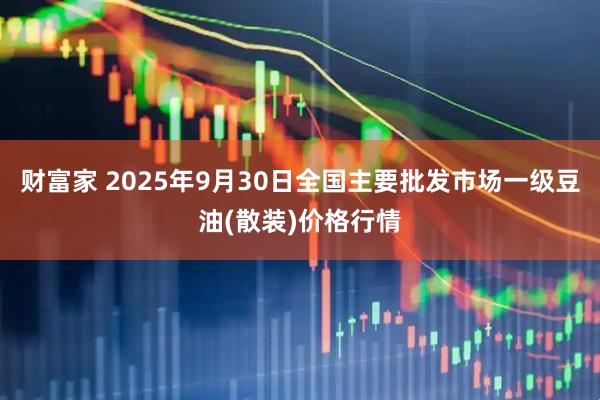 财富家 2025年9月30日全国主要批发市场一级豆油(散装)价格行情